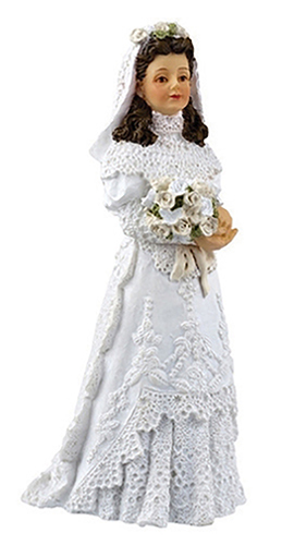 Dollhouse Miniature Bride